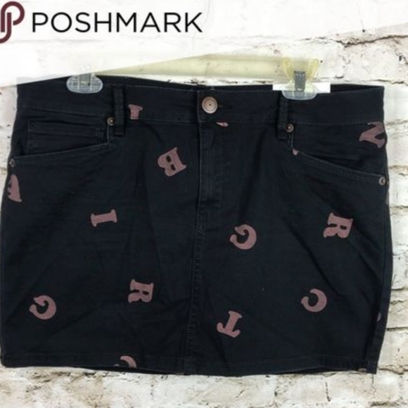2/$20 BCBG Generation Alphabet Joey Mini Skirt - Picture 3 of 7